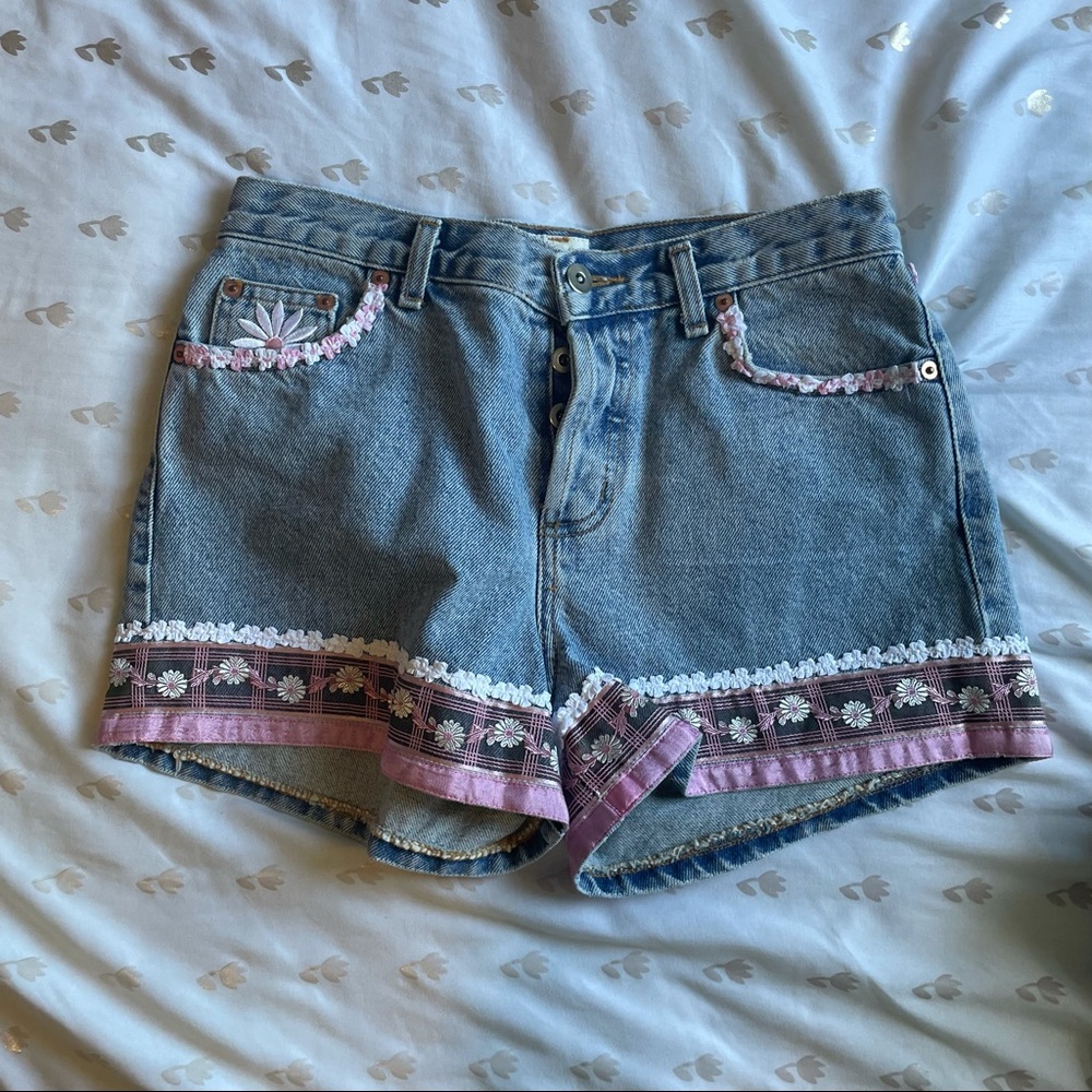 Patchwork Shorts - image 1